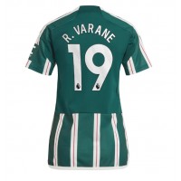 Echipament fotbal Manchester United Raphael Varane #19 Tricou Deplasare 2023-24 pentru femei maneca scurta